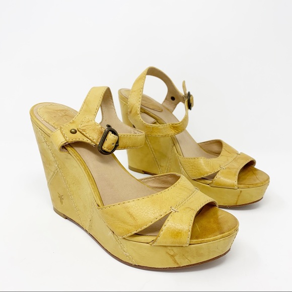 Frye Shoes - Frye Corrina Campus Wedge Sandals Size 8